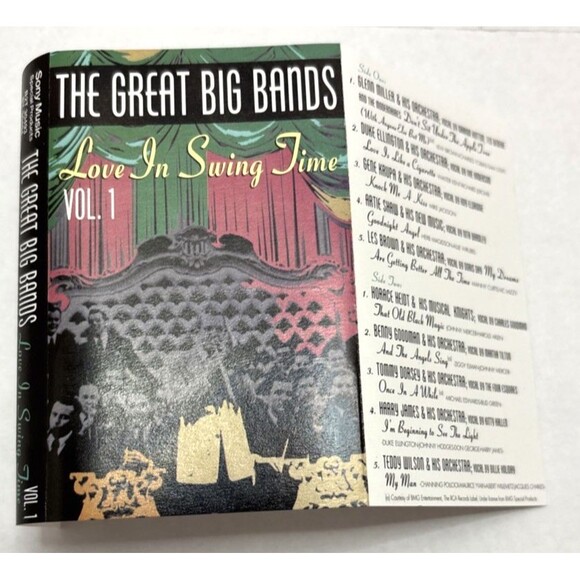 The Great Big Bands: Love in Swing Time Volume 1 Cassette 1999 Sony Music - Picture 7 of 7